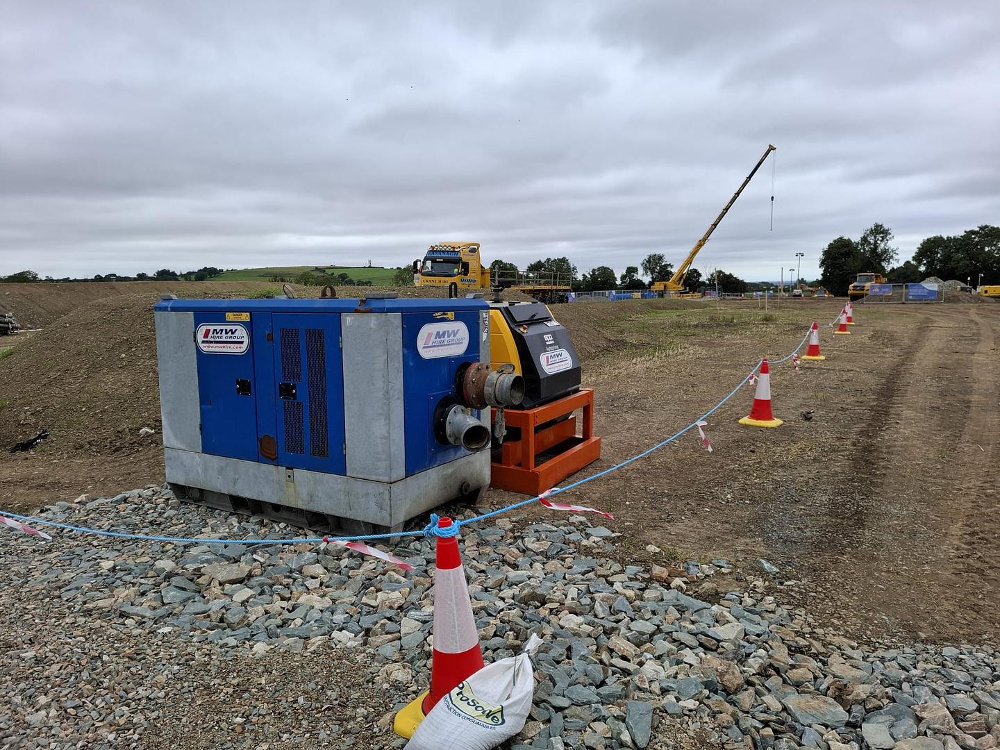 Pumps delivered rental job! Arrived on time and ready to go!🫡