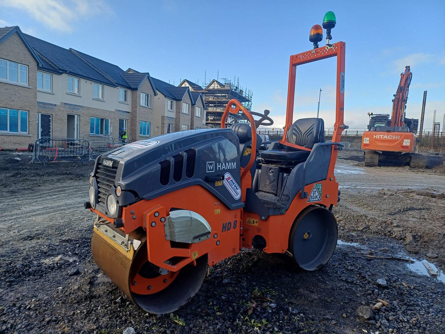 HAMM Roller delivered to site ready for work👍
