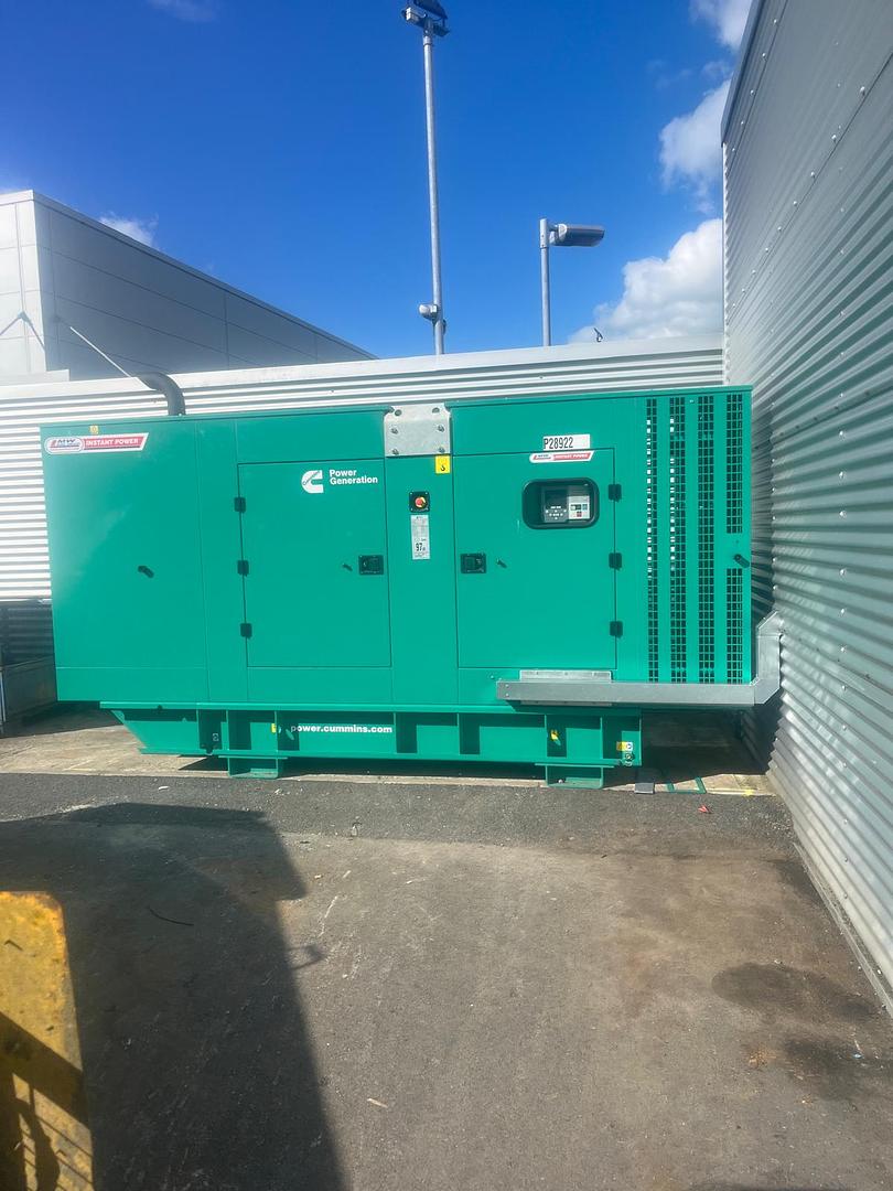 New Cummins 220 KVA installed at a car dealership in Kilkenny