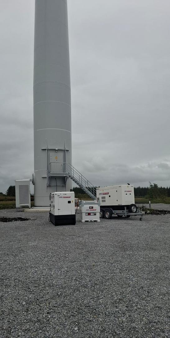 Inmesol Generator! JCB Generator! Fuel Tank delivered to wind farm!