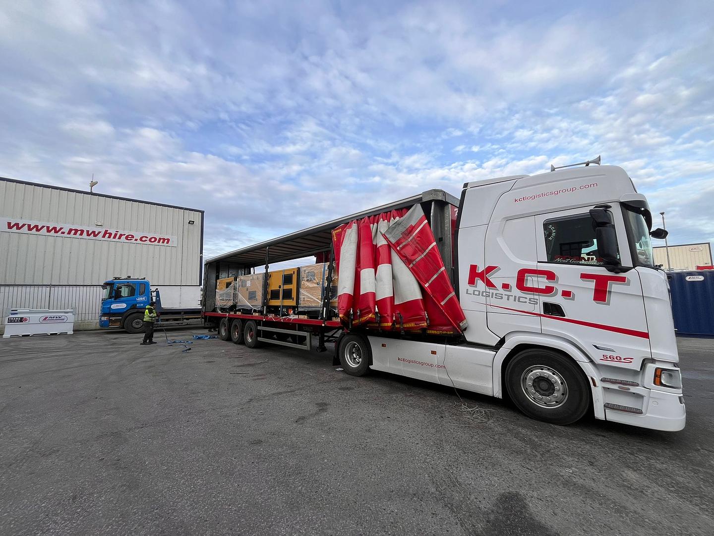 Full load of CAT Generators Delivered to HQ!!🫡🫡