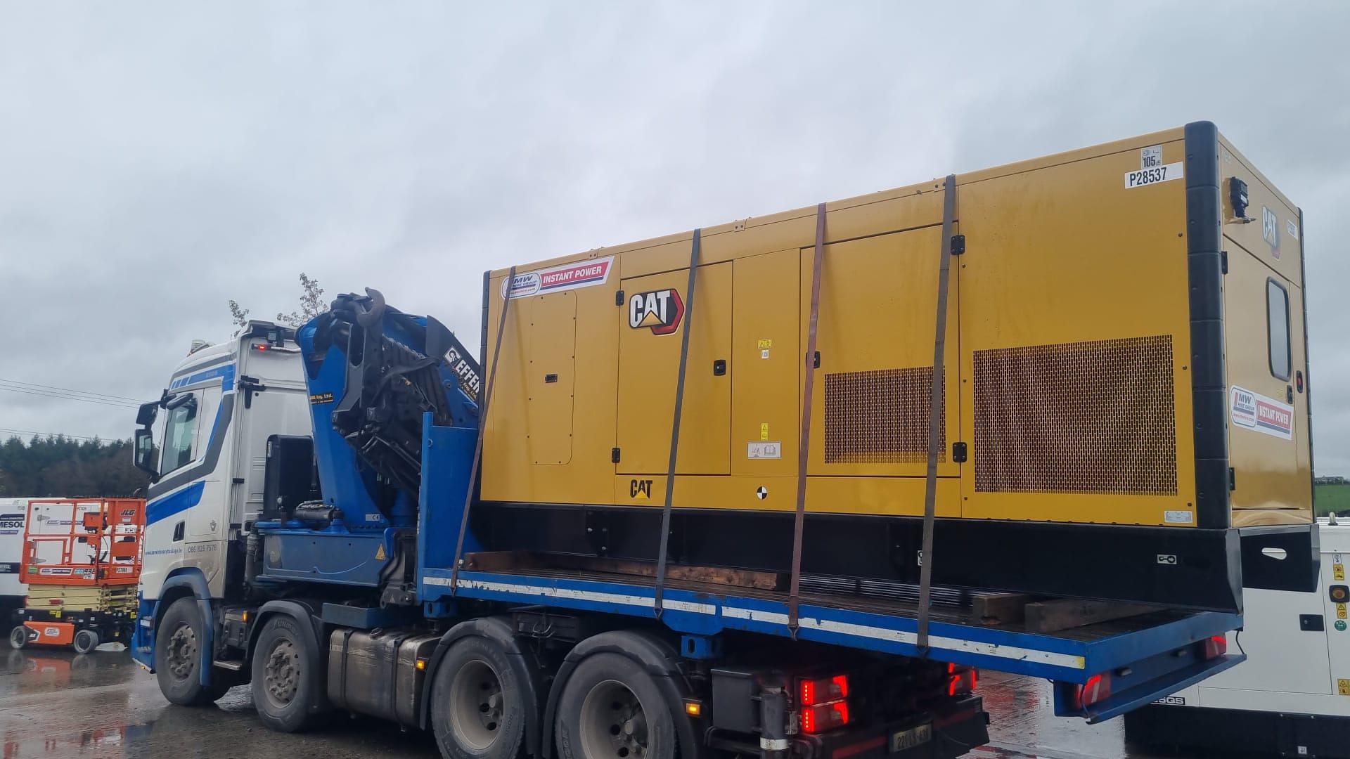 CAT 715 KVA .. heading to a customer in Limerick . SOLD