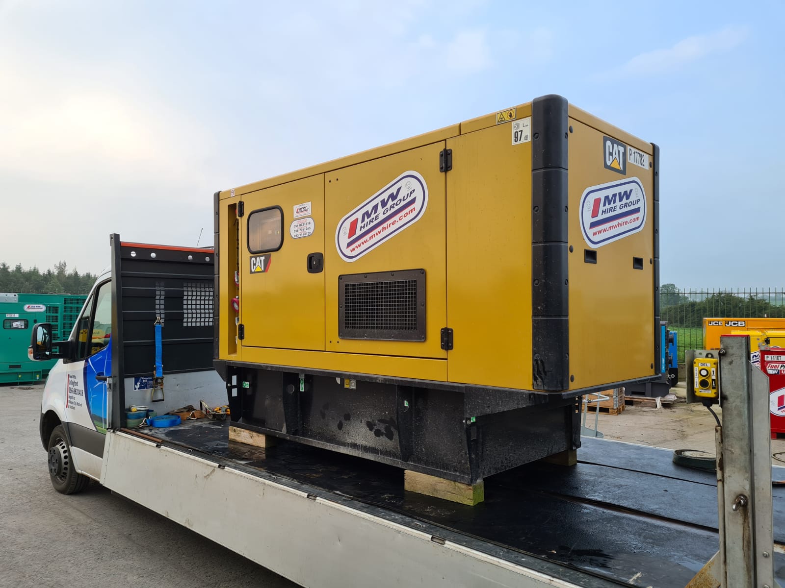 EX rental CAT 110 kva SOLD