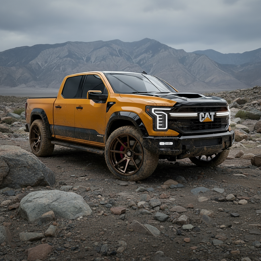 Unearthing Power: The Untamed Spirit of the Caterpillar Pickup Truck