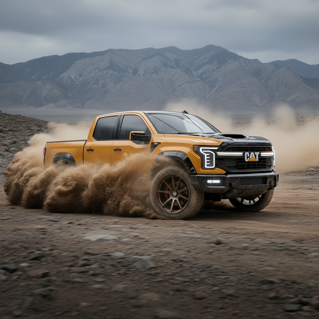 Unearthing Power: The Untamed Spirit of the Caterpillar Pickup Truck