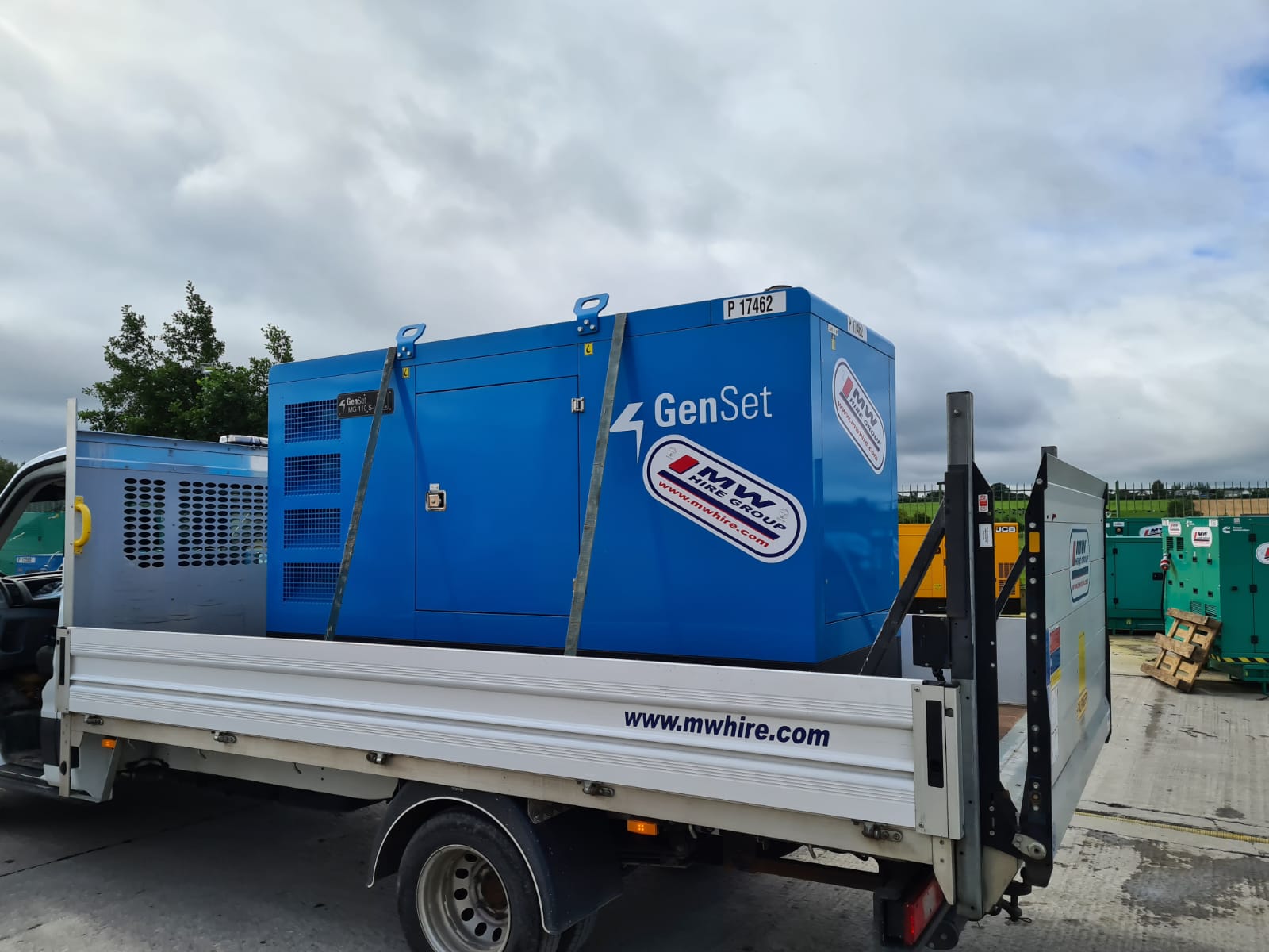 110 kva genset heading to a rental job in Cork
