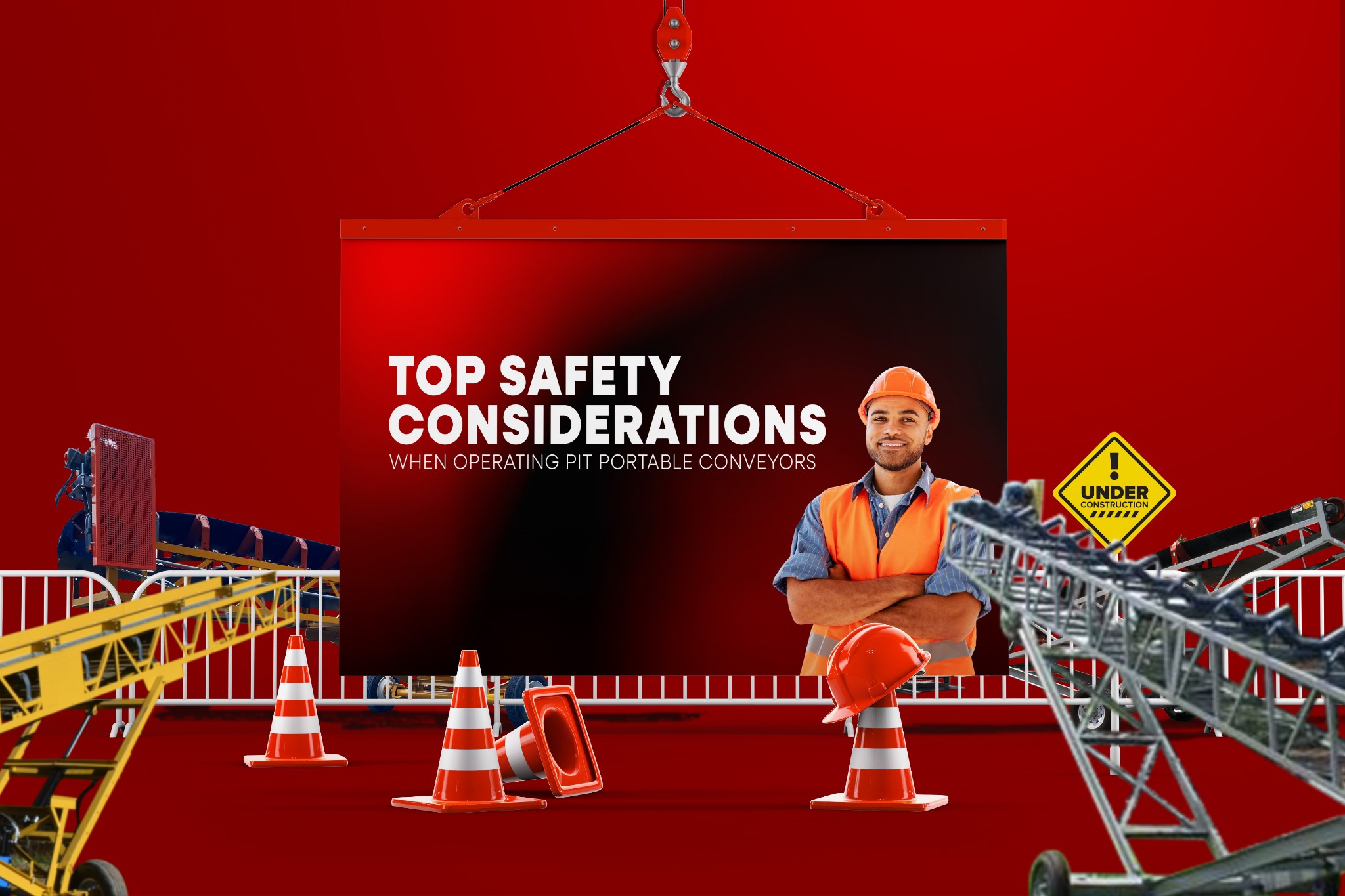 Top Safety Considerations When Operating Pit Portable Conveyors