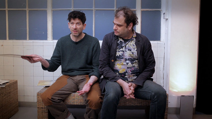 Inside Optimo's record bag