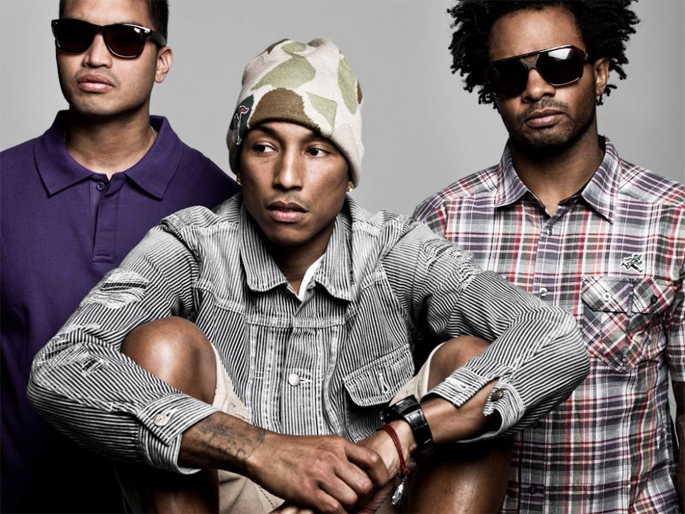 N.E.R.D. reunite during Pharell's performance at Odd Future's festival