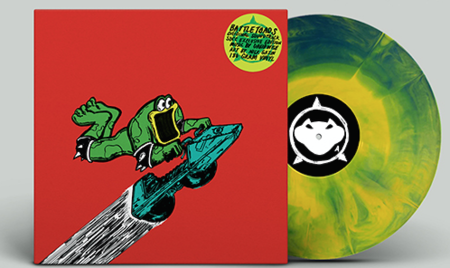 Rare prep vinyl release of the Battletoads soundtrack for Comic Con
