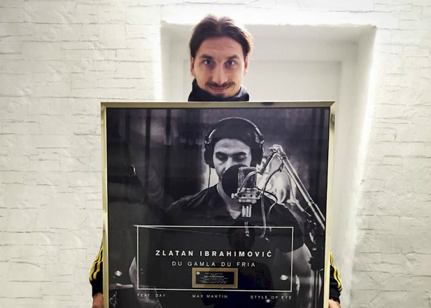 Zlatan Ibrahimovic's Swedish national anthem cover goes gold