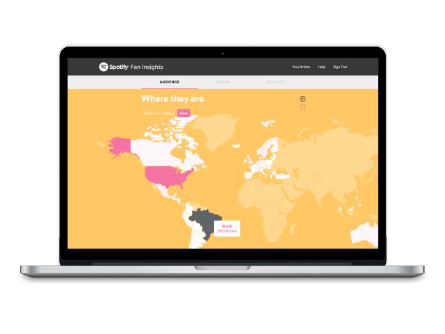 Spotify launches tool to let artists track their biggest fans