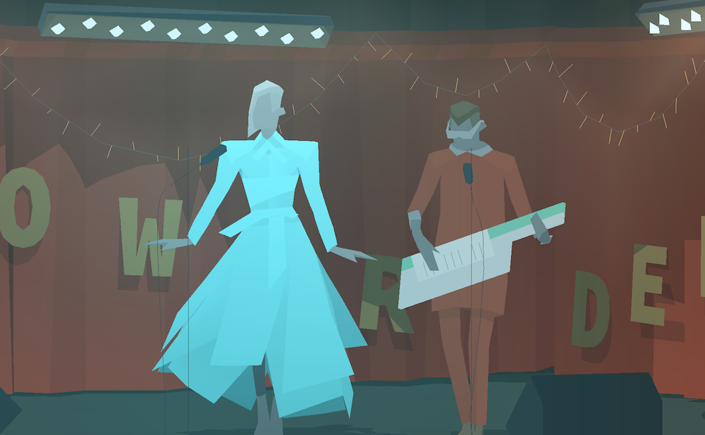 The android musicians from Kentucky Route Zero are releasing an album