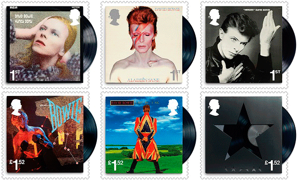 David Bowie stamps to be issued by Royal Mail