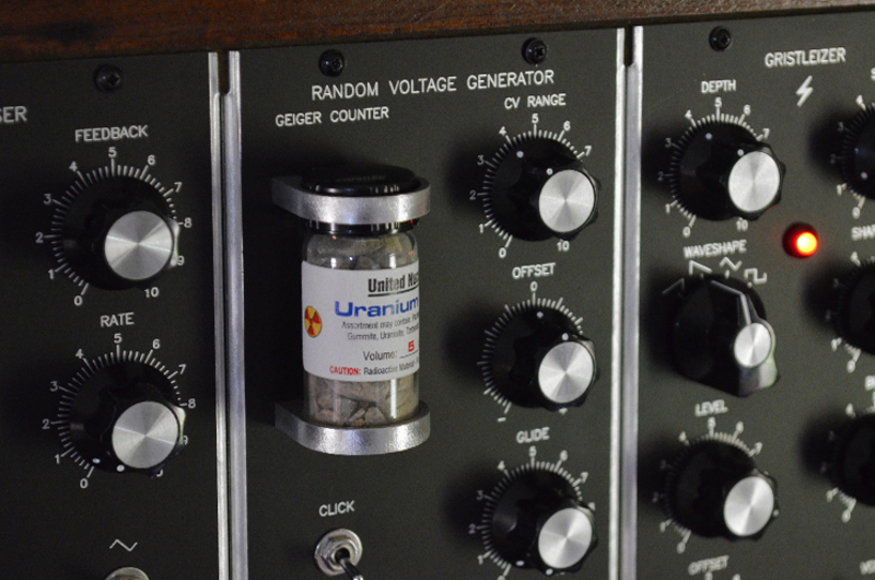 This nuclear-powered synth module makes sounds like a geiger counter