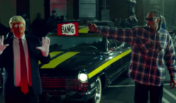 Watch Snoop Dogg in the new video for BadBadNotGood’s ‘Lavender’ featuring a Donald Trump clown