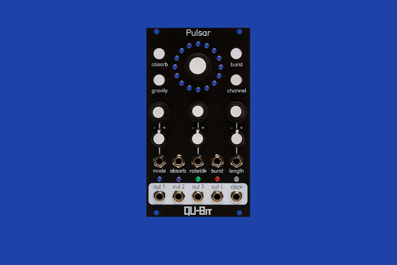 Qu-Bit's Pulsar module is a burst generator inspired by outer space