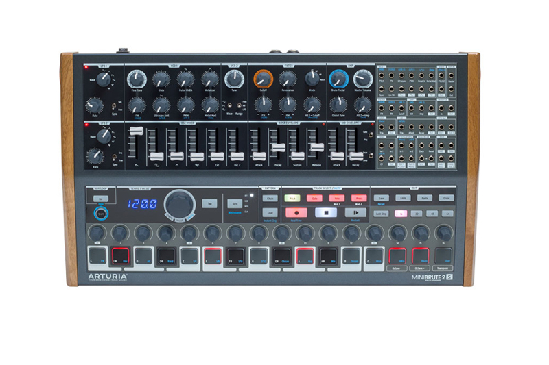 Arturia's MiniBrute 2S synth replaces keys with pads and a sequencer