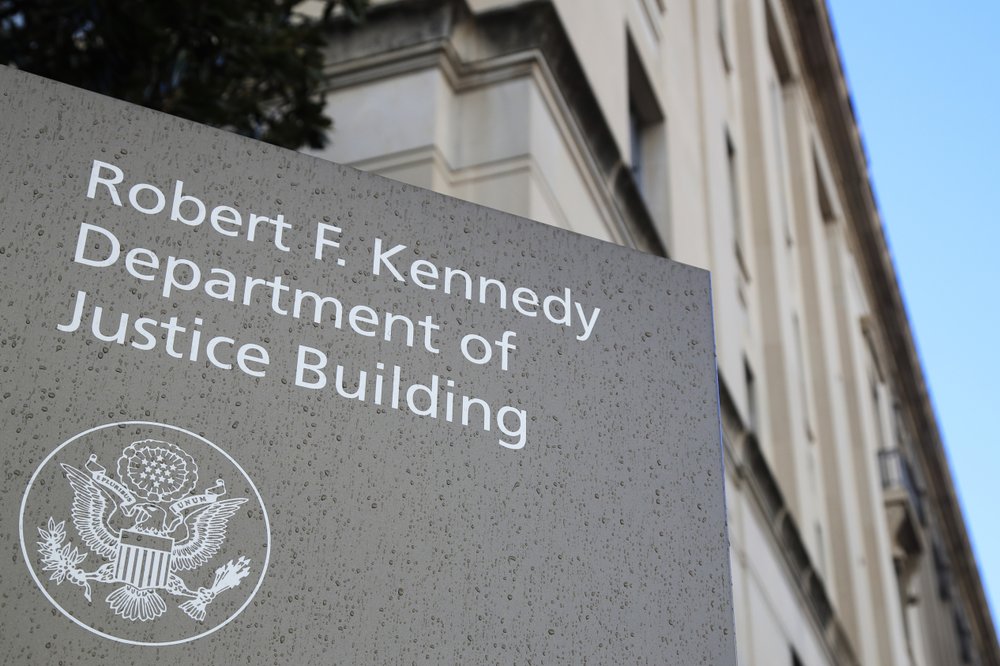 FILE - This Friday, March 22, 2019, file photo shows the Department of Justice Building in Washington. The U.S. Department of Justice is opening a sweeping antitrust investigation of major technology companies and whether their online platforms have hurt competition, suppressed innovation or otherwise harmed consumers. (AP Photo/Manuel Balce Ceneta, File) | FACTSWANTED FILE - This Friday, March 22, 2019, file photo shows the Department of Justice Building in Washington. The U.S. Department of Justice is opening a sweeping antitrust investigation of major technology companies and whether their online platforms have hurt competition, suppressed innovation or otherwise harmed consumers. (AP Photo/Manuel Balce Ceneta, File) | FACTSWANTED