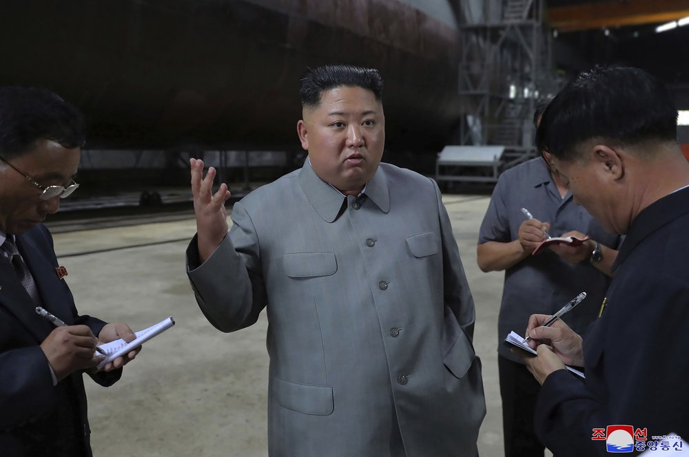 Kim inspects new submarine, wants NKorean military bolstered | FACTSWANTED Kim inspects new submarine, wants NKorean military bolstered | FACTSWANTED