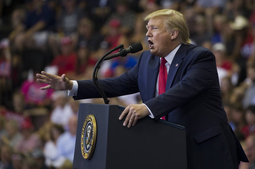 Trump denounces Dems at rally, plays down race | FACTSWANTED Trump denounces Dems at rally, plays down race | FACTSWANTED