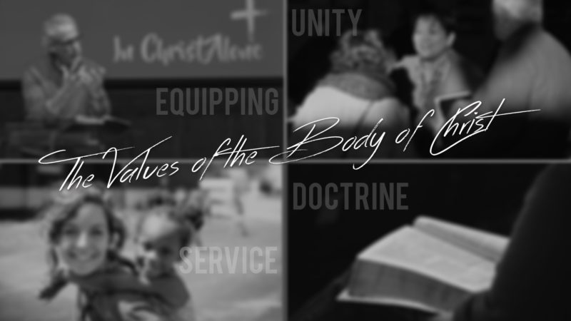 The Values of the Body of Christ 