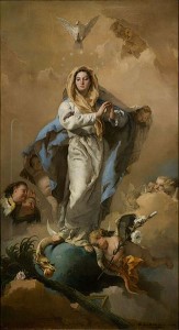 "The Immaculate Conception by Giovanni" by Battista Tiepolo, 1767