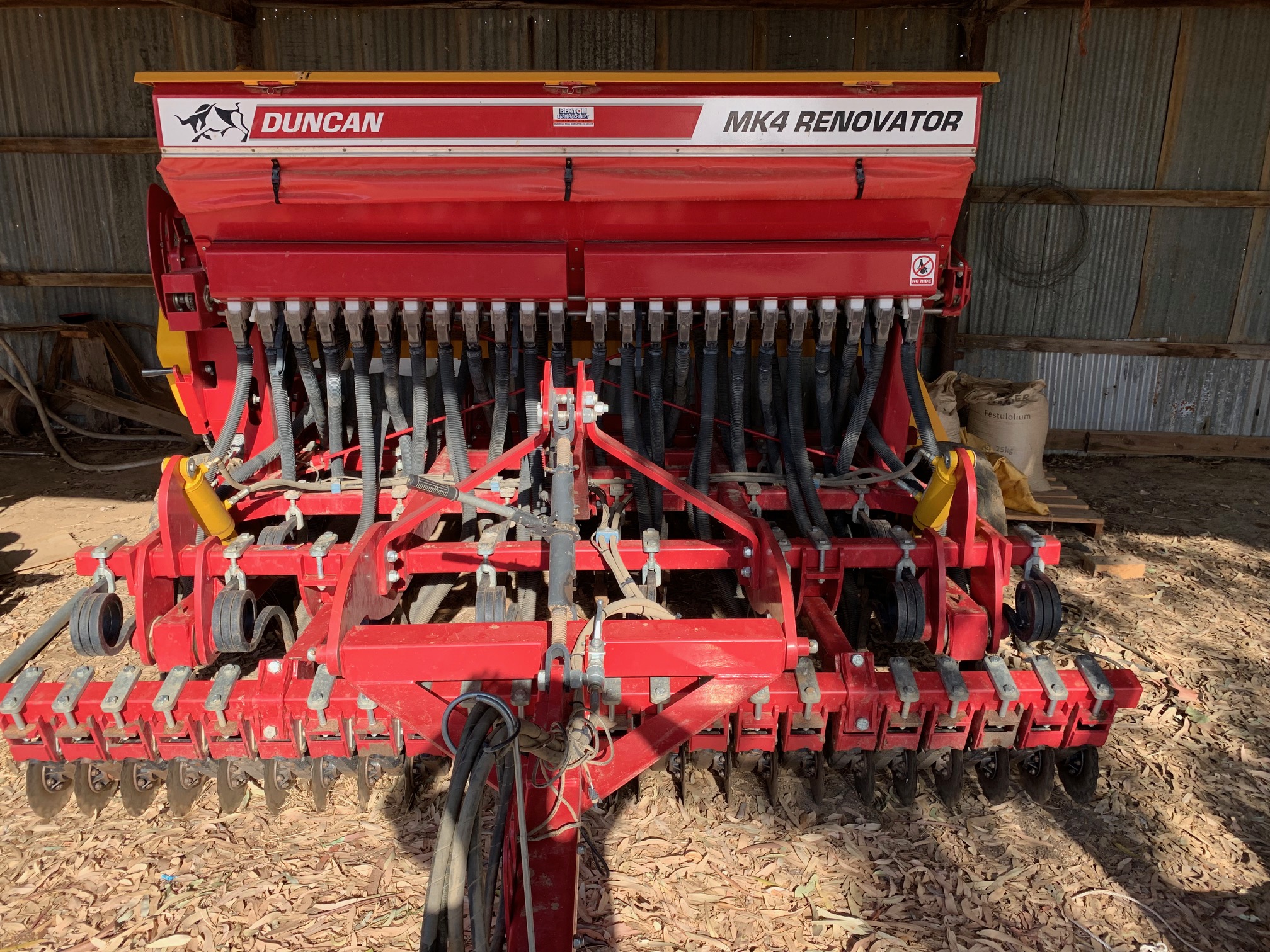 Duncan MK 4 Renovator Seed Drill Machinery & Equipment