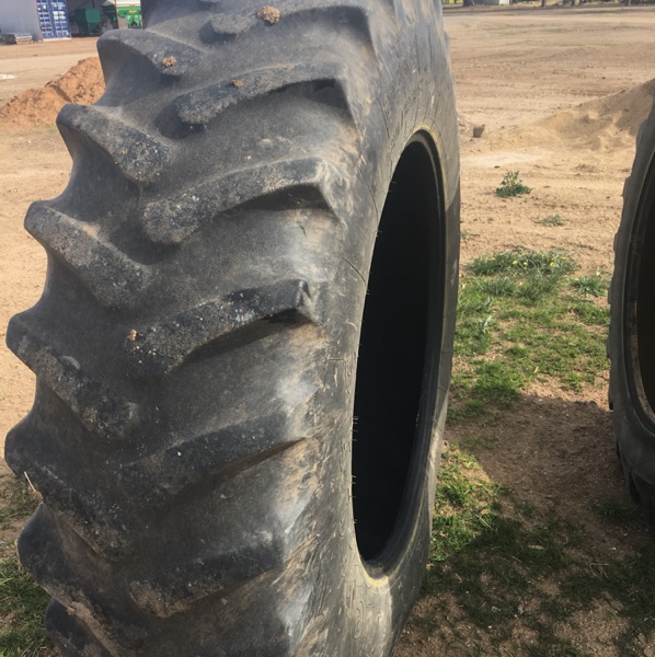 Firestone 20.8 r 42 tractor tyres x2 Machinery & Equipment