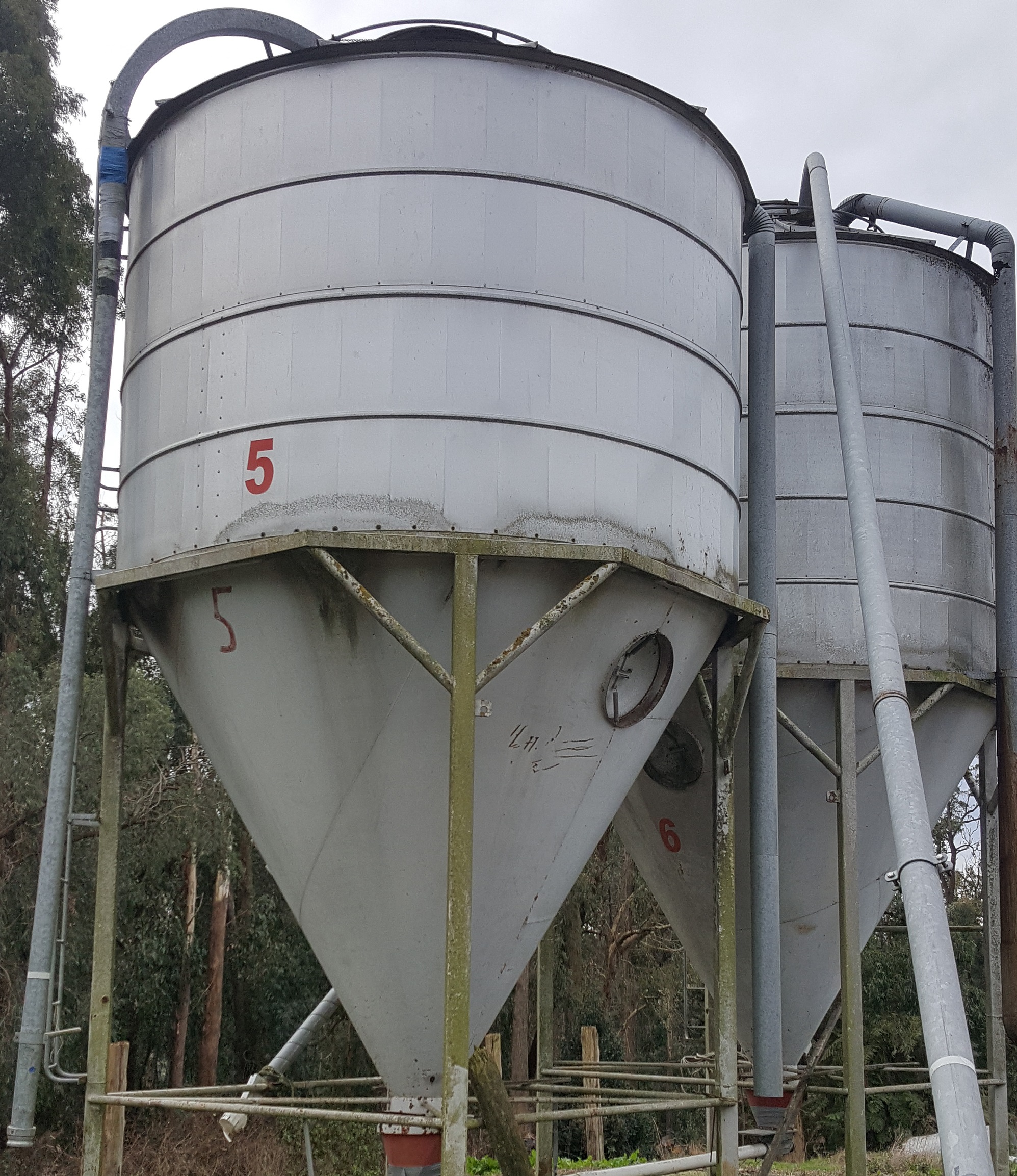 22 ton and 26 ton Nelson Silos Machinery & Equipment Grain