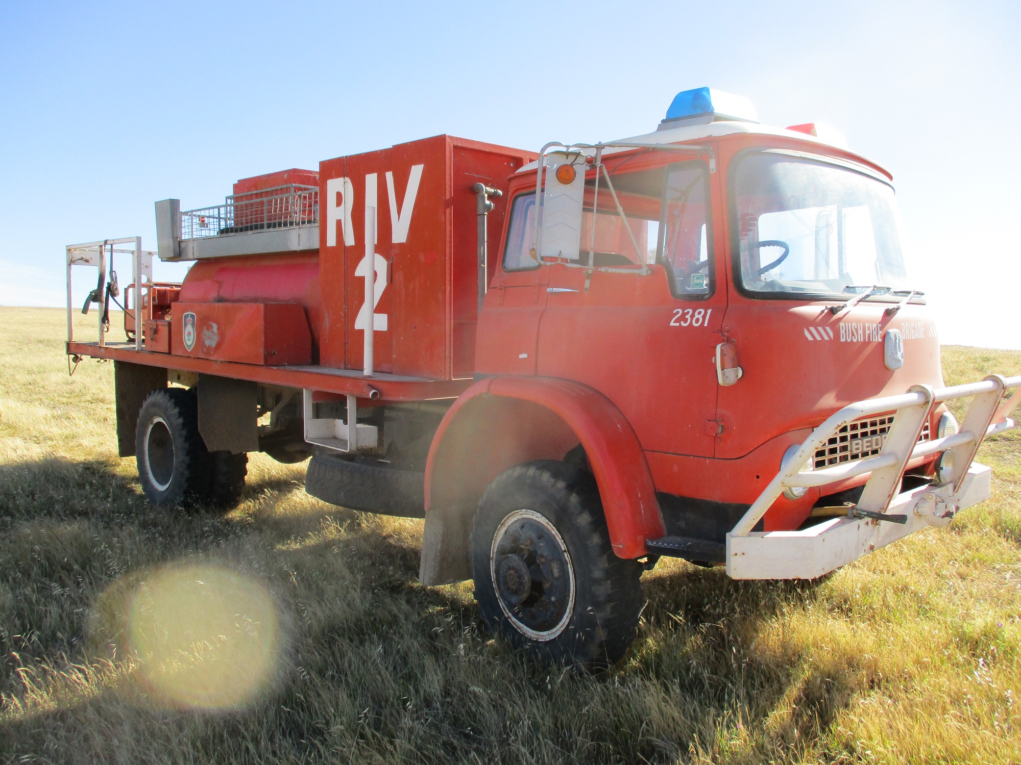 Bedford Diesel Ex Fire Truck 4x4 Low KMS 48000KM Trucks