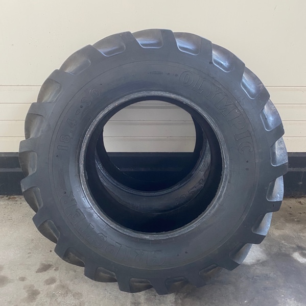 2 x 18.430 Olympic Gripster tyres with 90 lug left Machinery