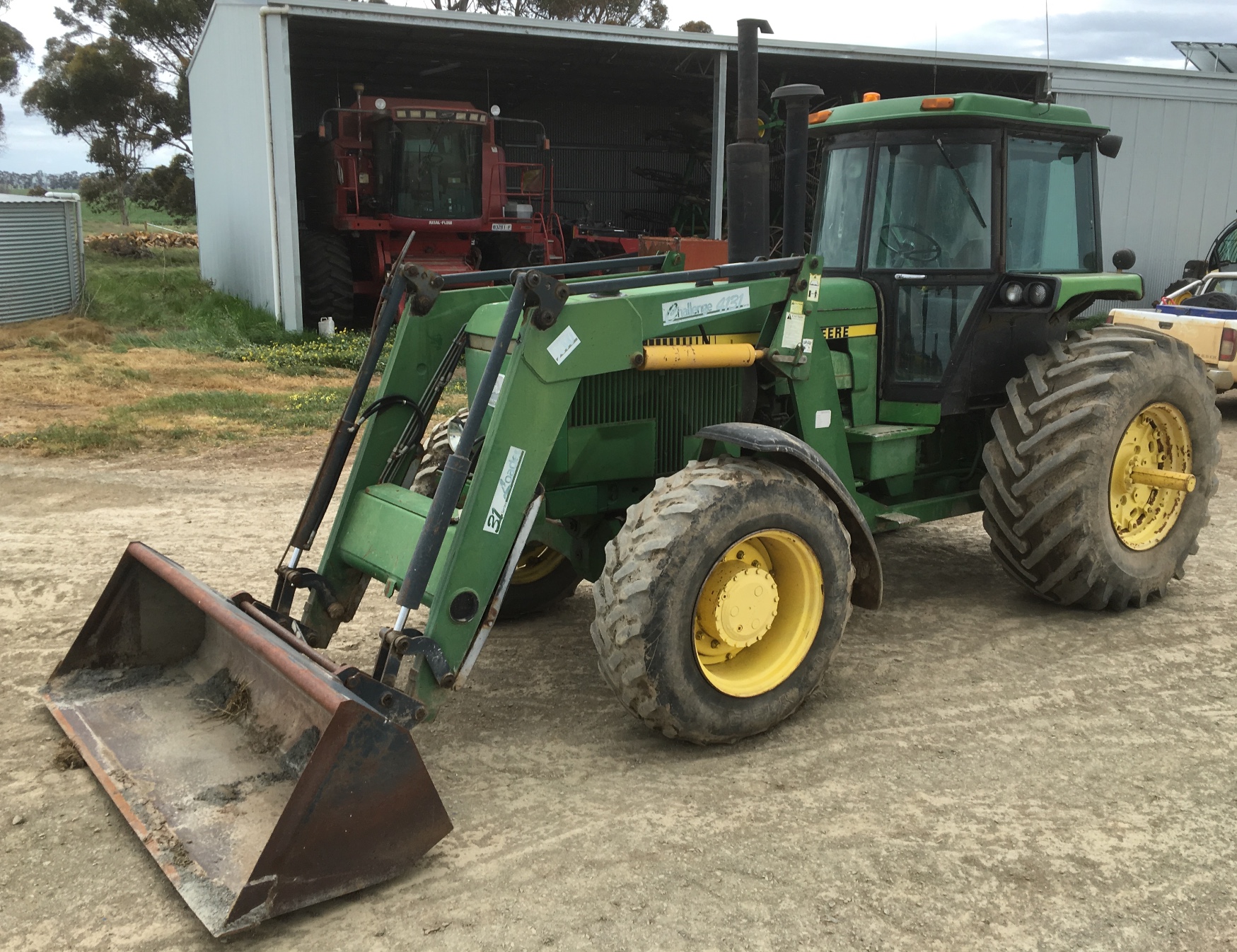 John Deere 4650 FWA Tractor w FEL For Sale Machinery