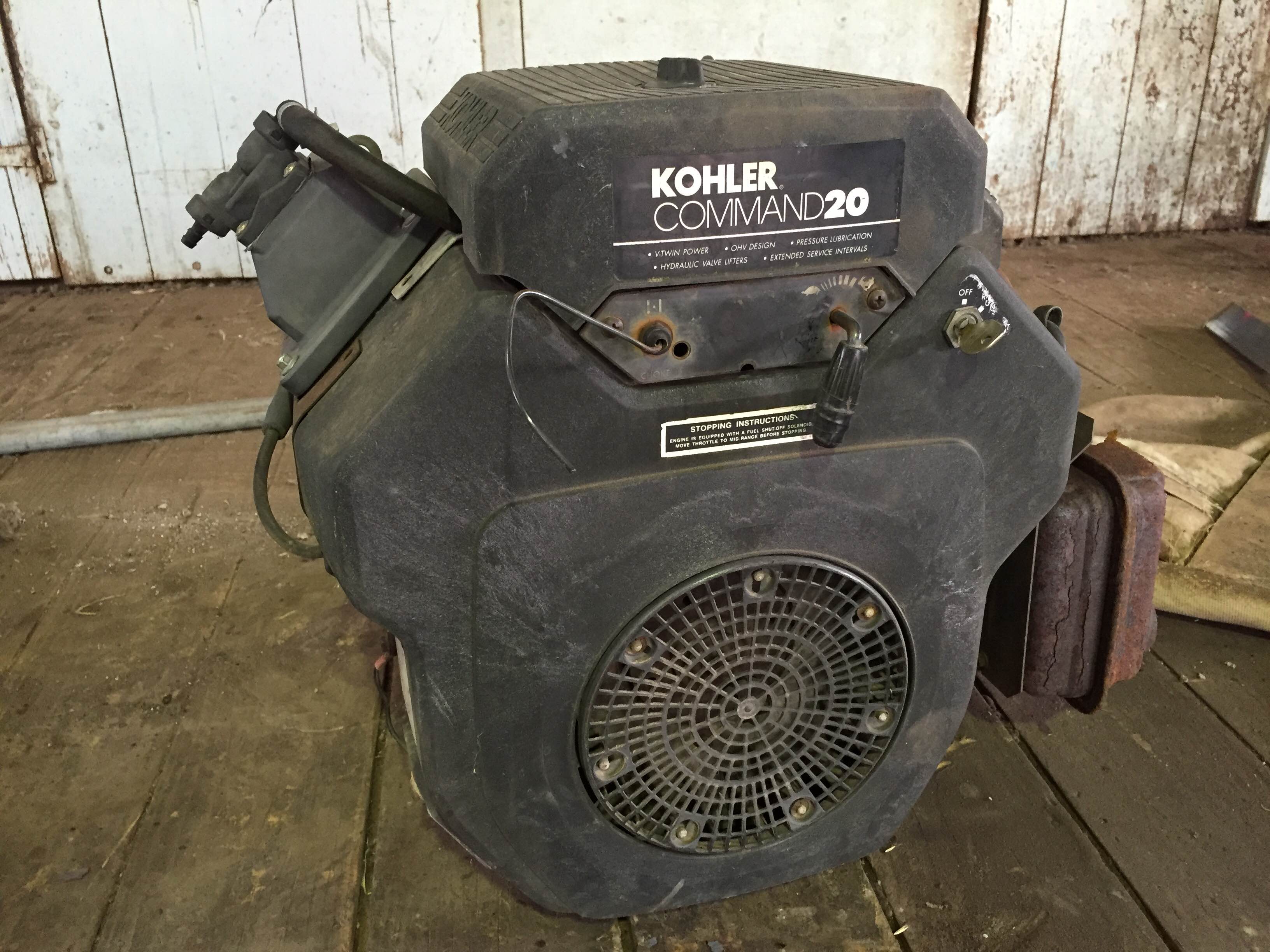 20 HP Kohler Engine Machinery & Equipment Motors and