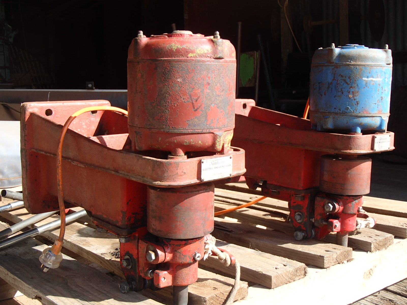 Sunbeam Overhead Shearing Plants Livestock Equipment Shearing