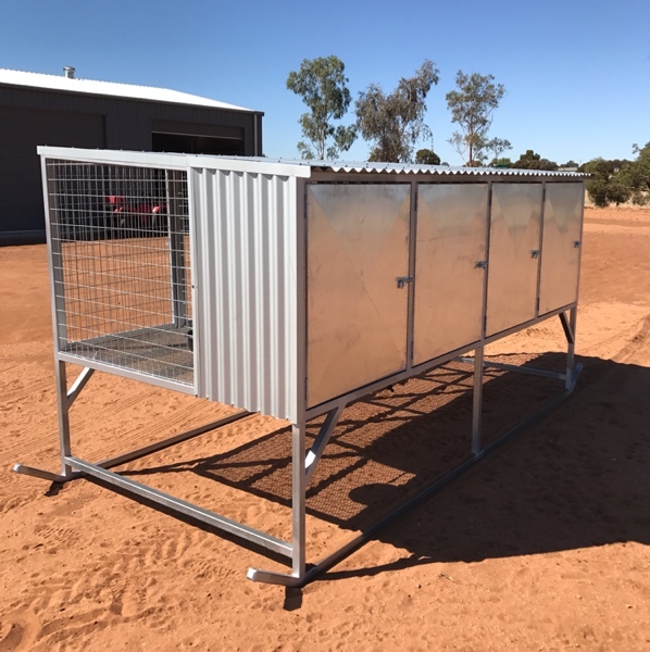 Raised Dog Kennels Livestock Equipment Livestock Handling