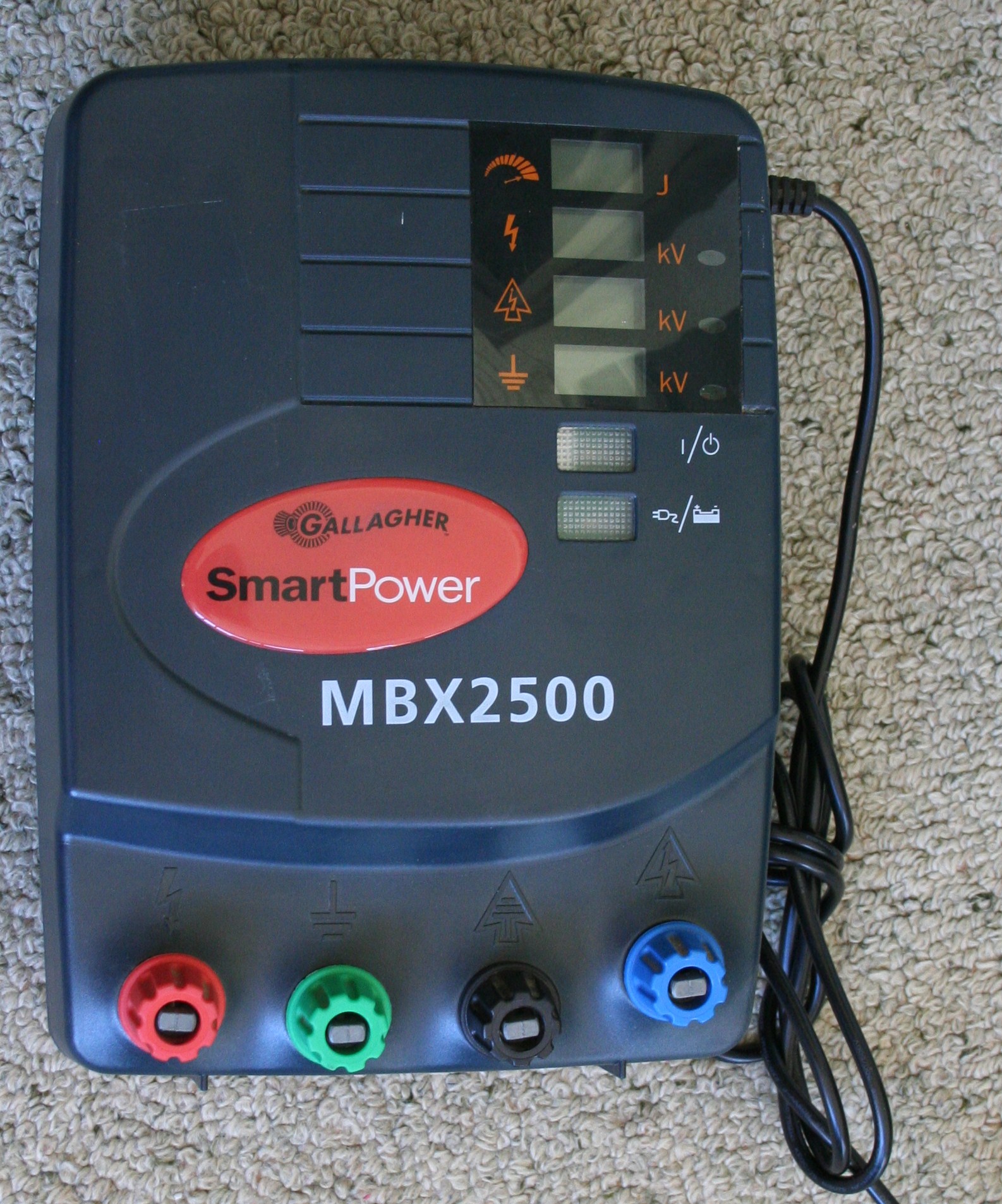 GALLAGHER SMARTPOWER MBX2500 FENCE ENERGISER / ELECTRIC FENCE