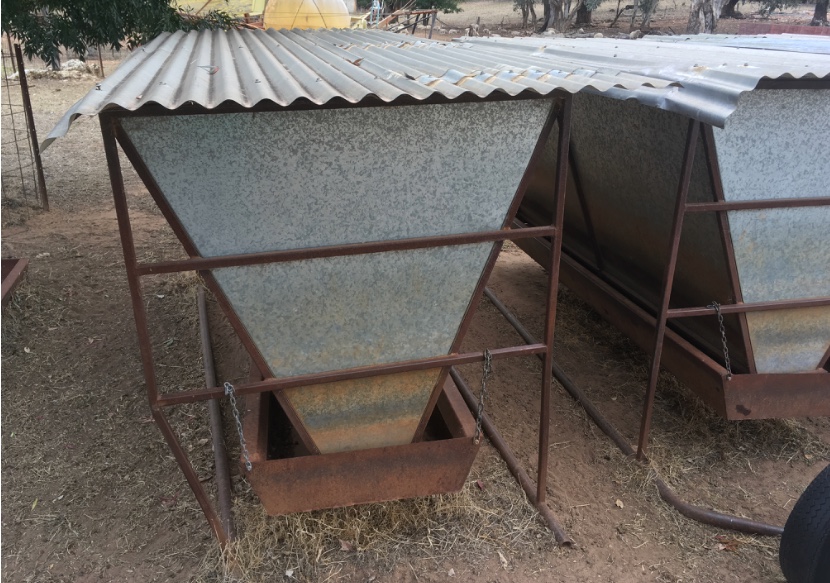 Sheep Feeders X 3 Livestock Equipment Livestock Feeding