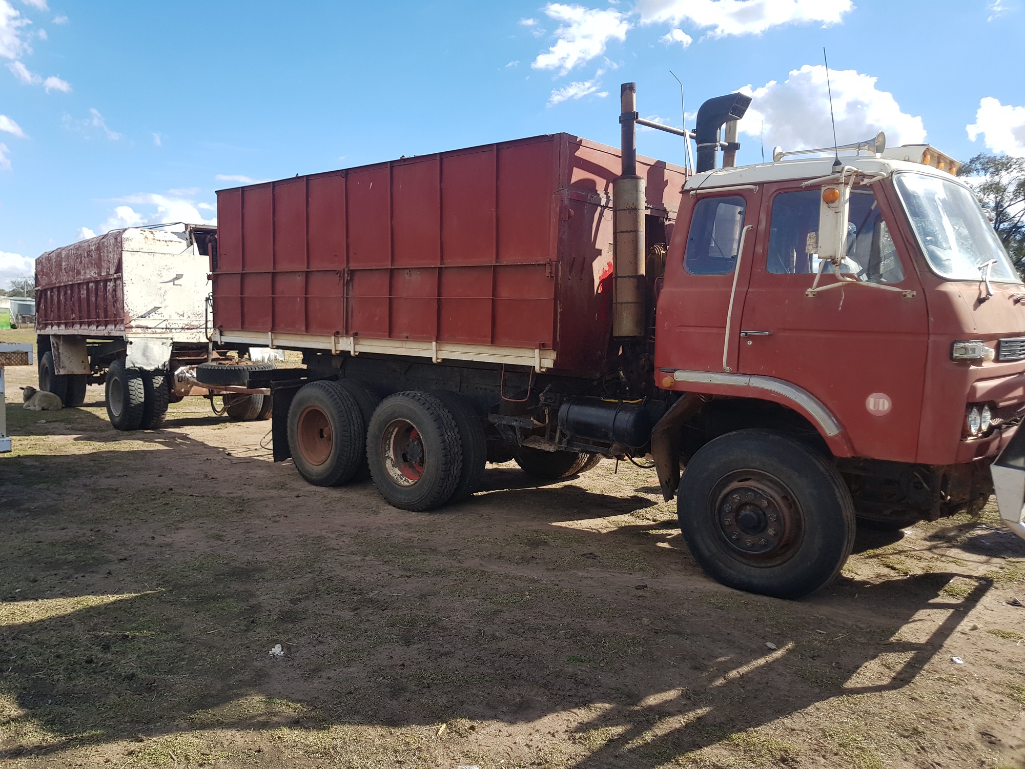UD Tipper and Dog Trailer Trucks & Trailers Farm Trucks