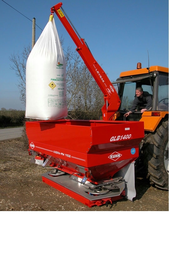 Kuhn bag lifter for fertilizer spreader Machinery & Equipment