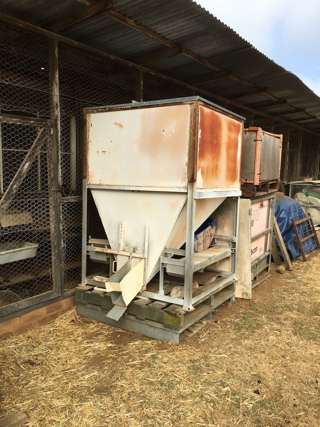 Small Hopper Bin Machinery & Equipment Grain Storage For