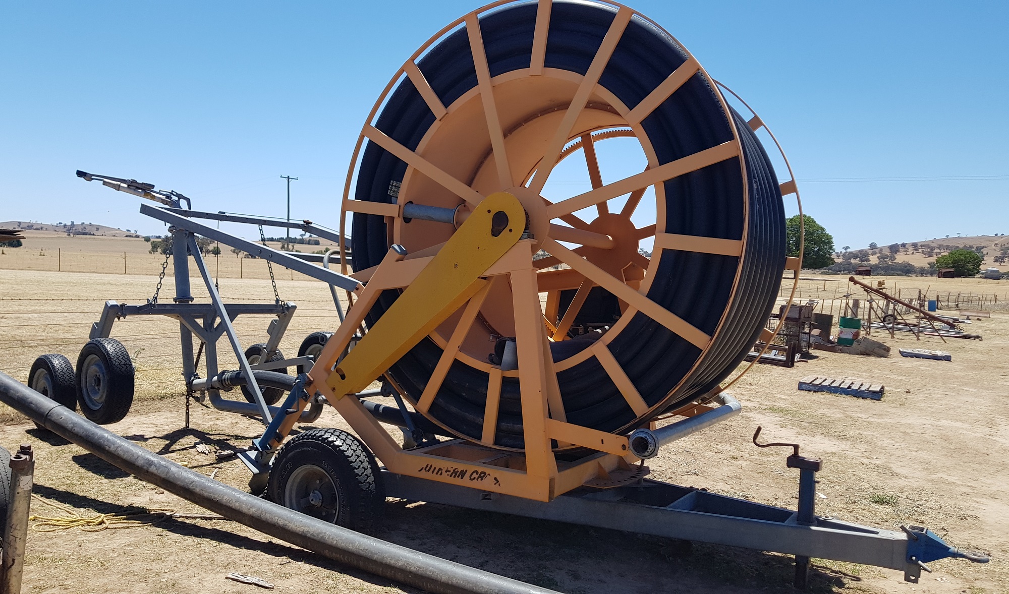 Southern Cross Turbine Drive Hard Hose Irrigator And Pump