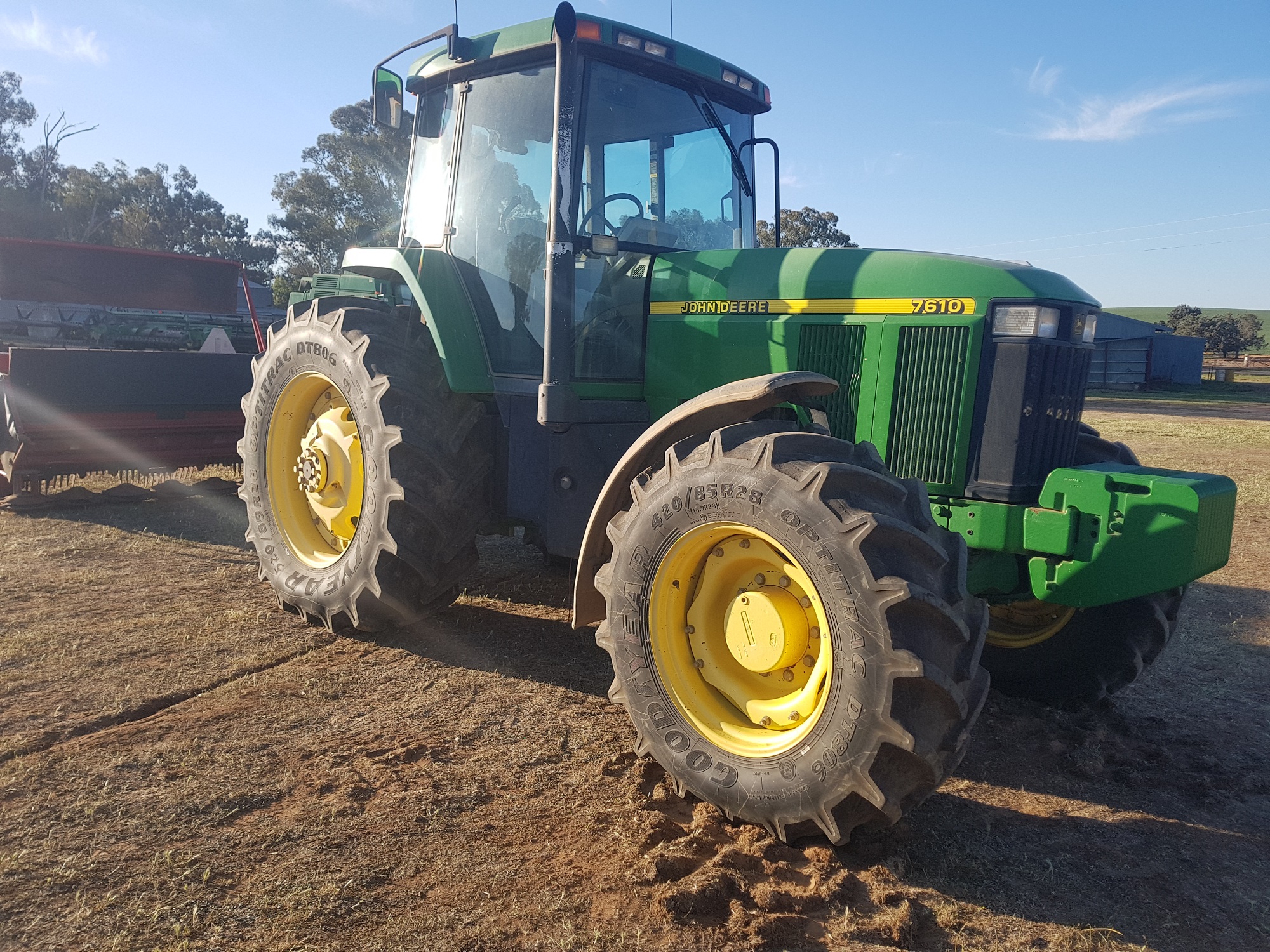 John Deere 7610 fwa Tractor 3pl 140hp Machinery & Equipment
