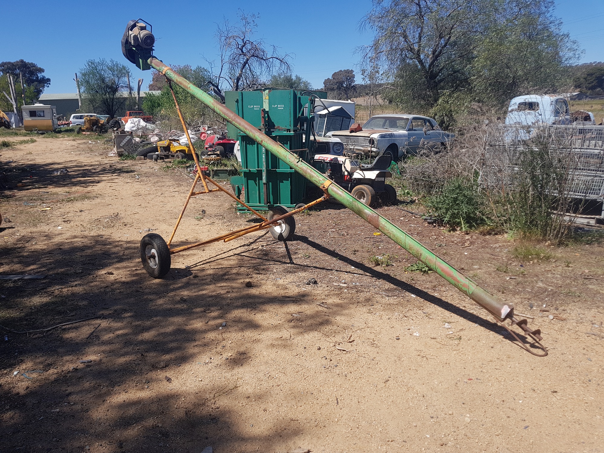 Pencil Auger 15 foot x 4 inch Machinery & Equipment Augers