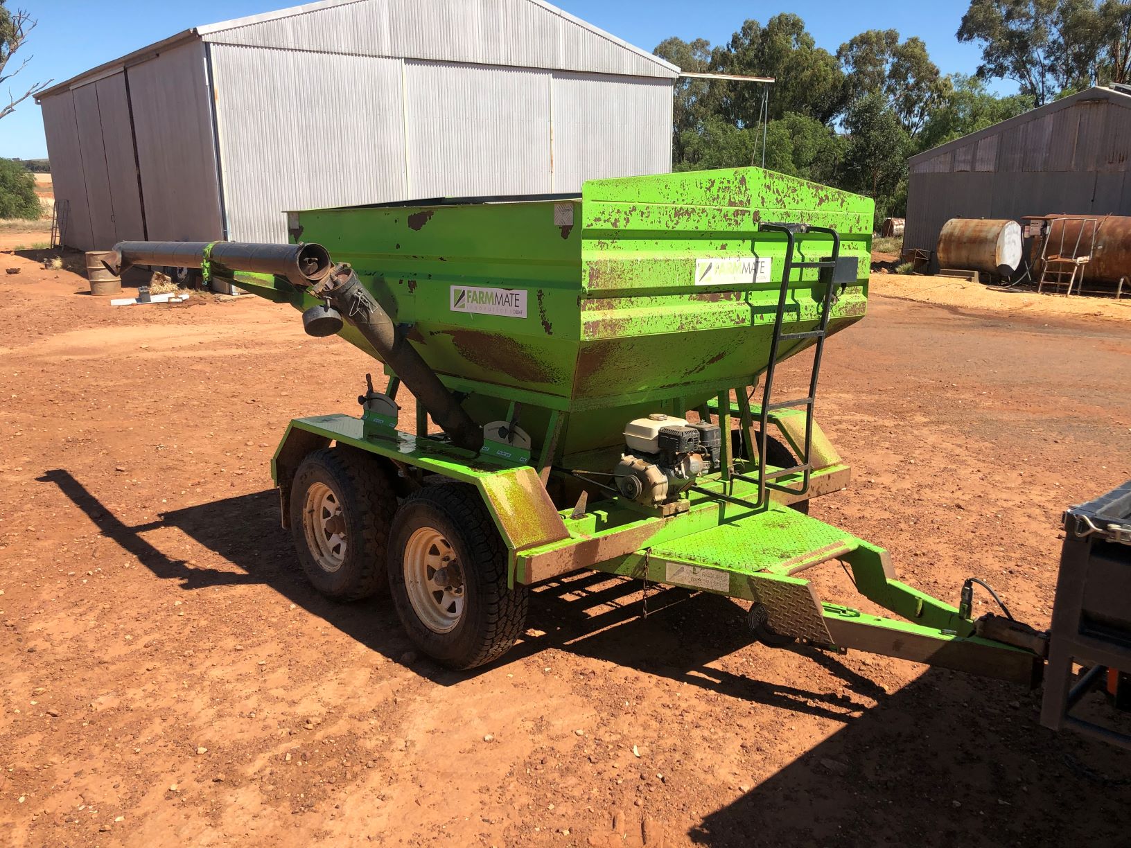 30 Bag Feed Cart Livestock Equipment Livestock Feeding