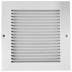 6 x 6 in Wall Return Air Grille 1/3 in Spaced Fins White Steel | Famous ...