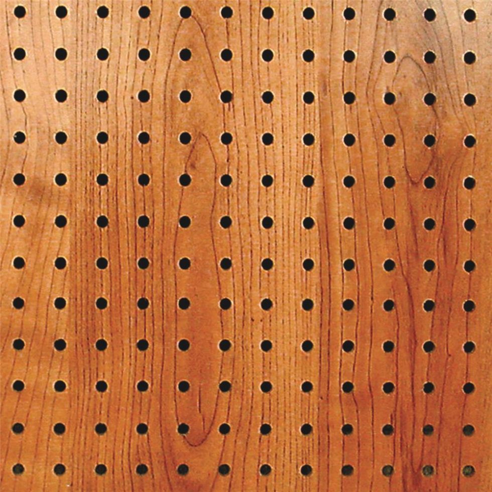 DPI Decorative Panel International 154 DPI Cherry Hardboard Pegboard