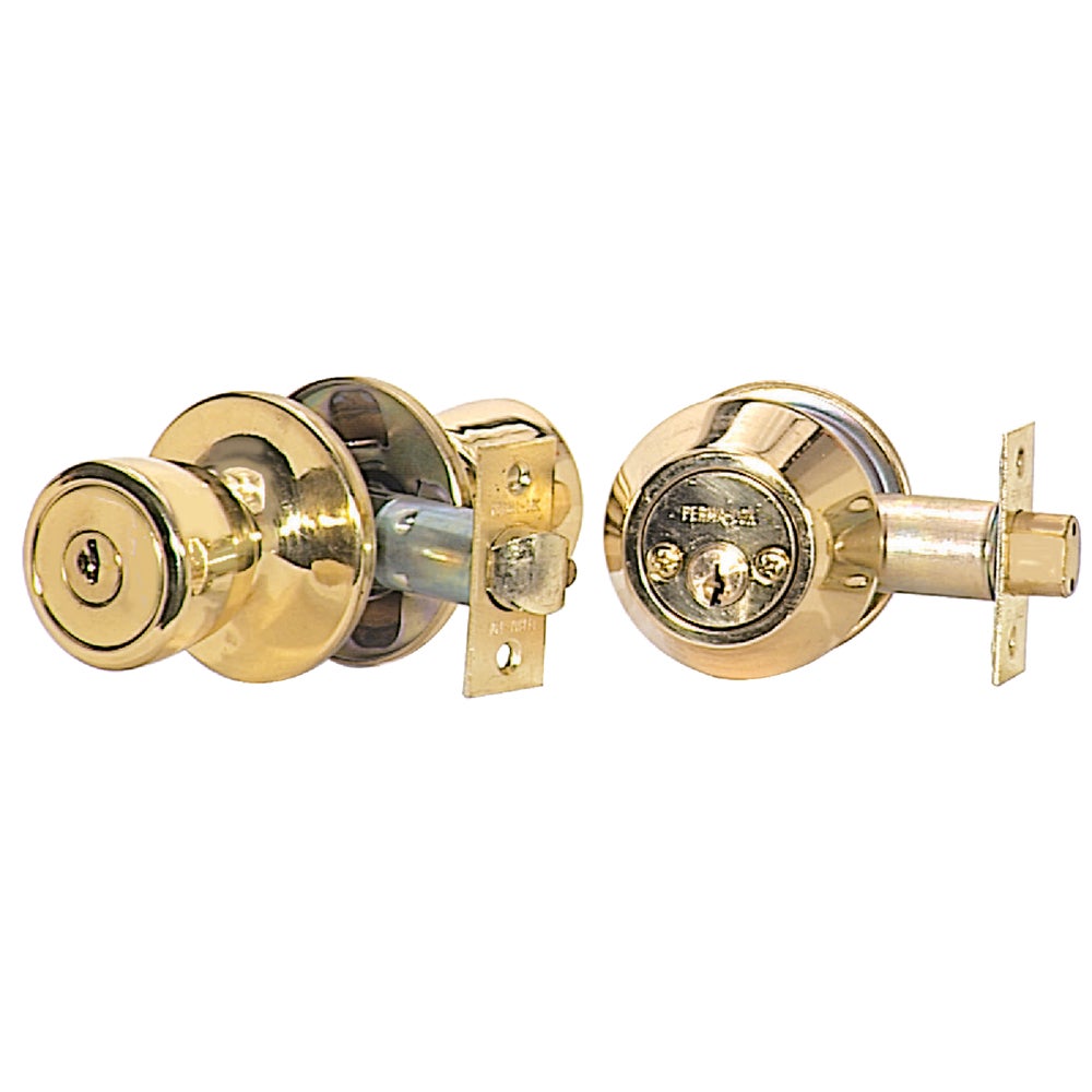 Do it Best Global Sourcing Locksets 5762/D102PB CP Steel Pro Entrance