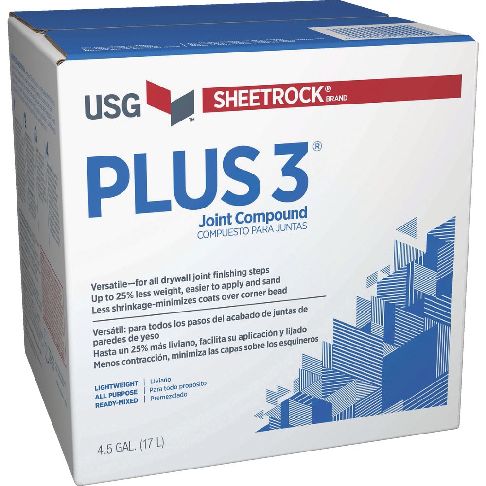 USG 380285 Sheetrock Plus 3 PreMixed Lightweight AllPurpose Drywall