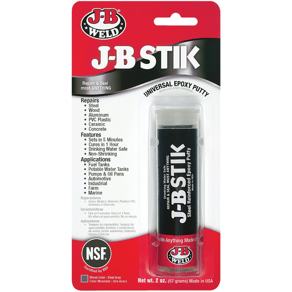JB Weld 8267S JB Weld SteelStik Epoxy Putty Family Hardware